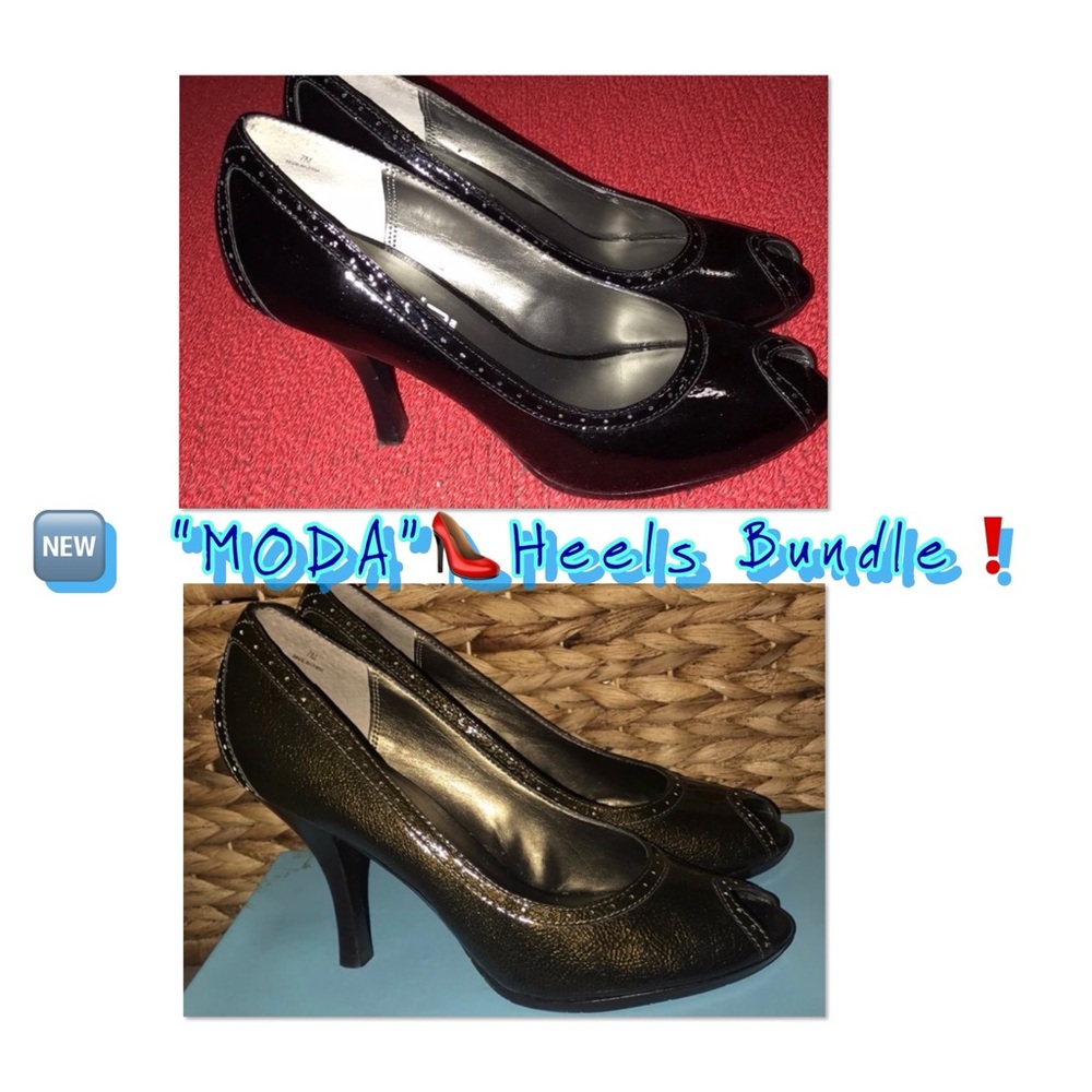 🌟🆕 “MODA” Patent Leather High👠Heels Bundle🌟‼️